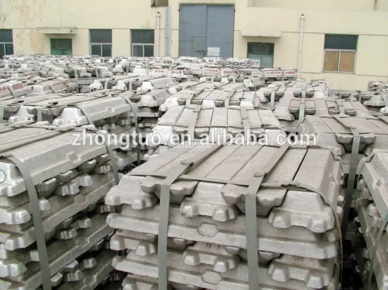 99.70% Aluminum ingot with high quality.