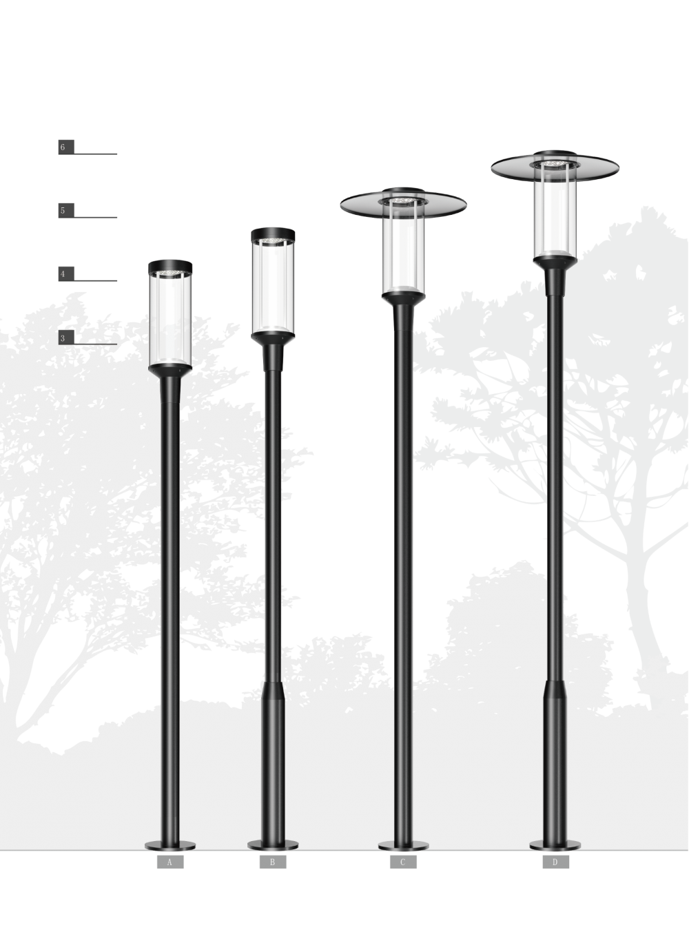 Multiple Garden Lamp