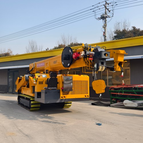 12-тонный кран-паук, предназначенный для тяжелых условий эксплуатации