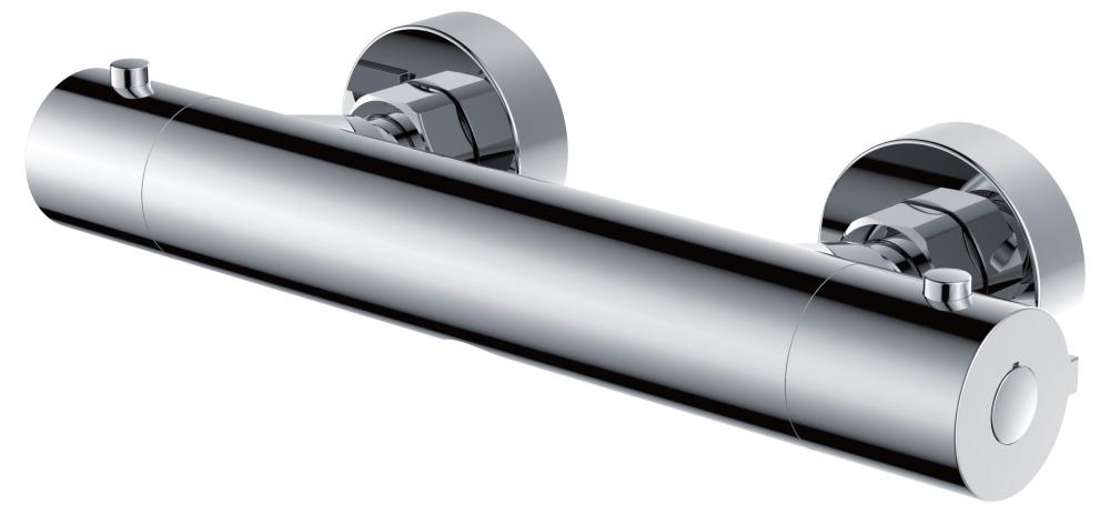 Simple Thermostatic Shower Faucet In Chrome