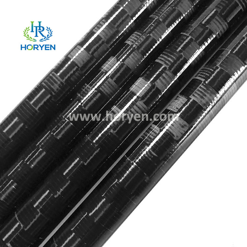 Hot sale glossy spread tow carbon fiber pipe