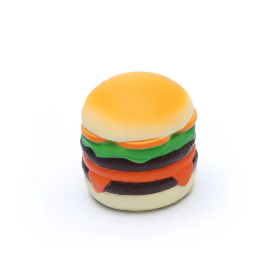 Custom Hamburger Slow Rising Stress Ball Bread PU Foam" 

However, for better search engine optimization and clarity, you might want to consider:

"Custom Hamburger Slow Rising PU Foam Stress Ball Bread
