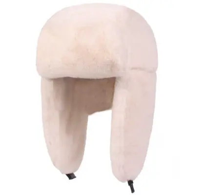 Customized Winter Earflap Hat with Grass Rabbit Lei Feng Emblem