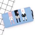 Custom three-dimensional cat PU for women wallet