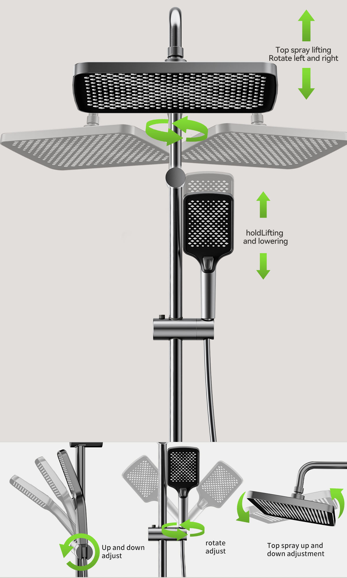 the usage of 4139 shower column