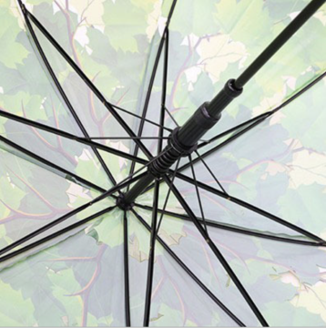 23 Inch POE Print Logo Windproof Straight Umbrella