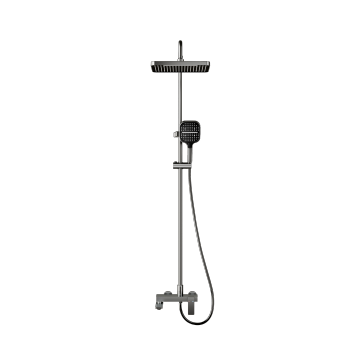 New Space Aluminum Shower Set with Undermount Faucet