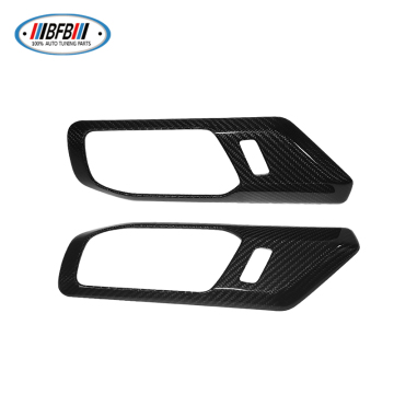 Carbon Fiber Front Door Panel Cover Trim for Ford Bronco 2021+