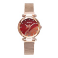 Colored ladies' crystal swan quartz watches for women