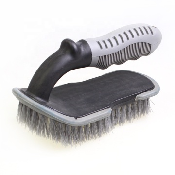 Kingdetail Plastic Handle Gray PP Tire Cleaning Brush - Car Wheel Brush
