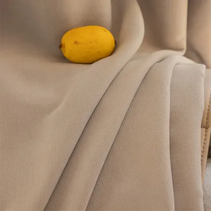 Plain Dyed Lightproof Blackout Maka Velvet Chenille Curtains