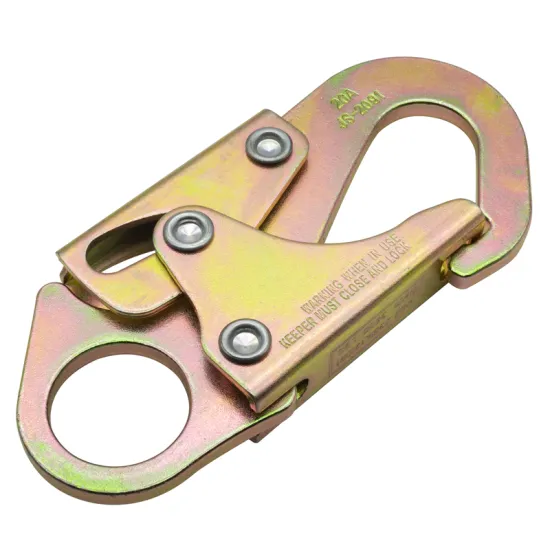 Custom Logo 23KN Safety Hook: High-Strength SteelForged Carabiners and Snap Hooks from Chinese Manufacturers