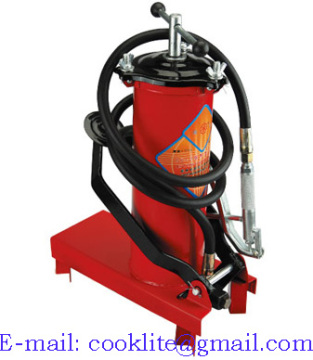 Foot operated manual grease pump dispenser 10L high pressure pedal lubricator
