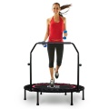 Indoor Round Foldable Jumping Fitness Trampoline With Handle