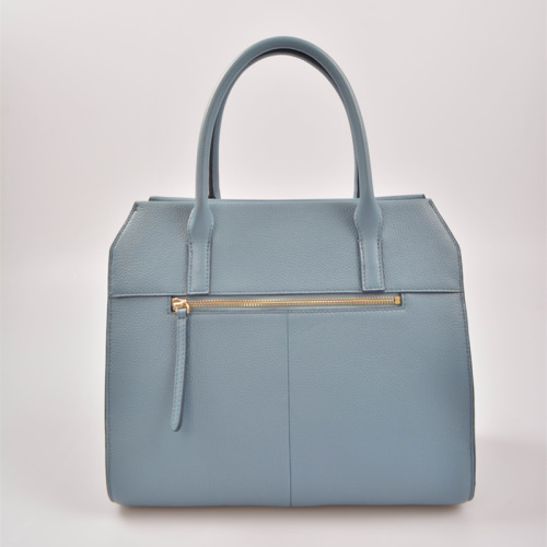 Elegante Ledertasche mit Doulbe-Griffen