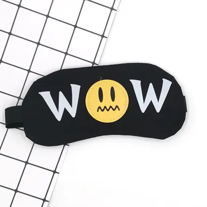 Custom emoji smile face eye patch