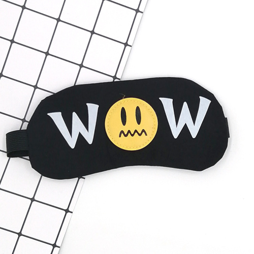 Cotton Eye Patch Custom emoji smile face eye patch Supplier