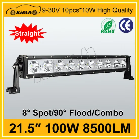 factory price Spot/Fllood/Combo 21.5'' 100W auto led light bar 12v