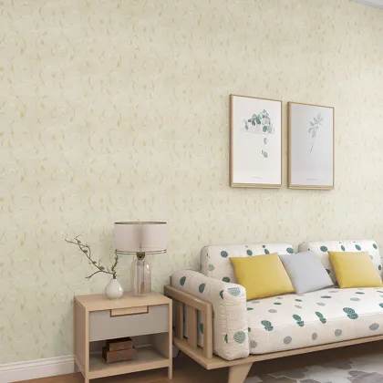 3D Embossed Floral Waterproof PVC Self-Adhesive Wallpaper for Bedroom