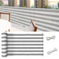 Color stripe sun shade privacy balcony net