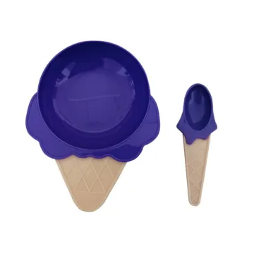 Plastic Ice Cream Dessert Bowl for Children