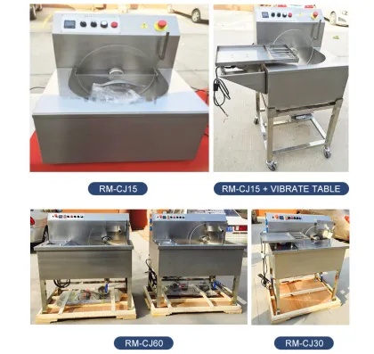 Small Milk Scale Truffles Hollow Star Cup Chocolate Making Machine with Temperature Control and Mixer
