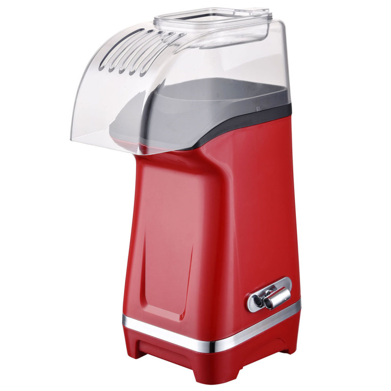 New Popcorn Popper Popcorn Maker Machine With Measuring Cup Oil-free - Red
