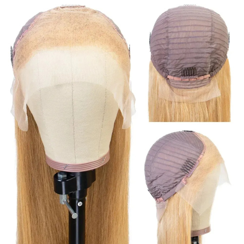 Human hair lace wigs best #27 Honey Blonde Human Hair Lace Front Wigs Factory