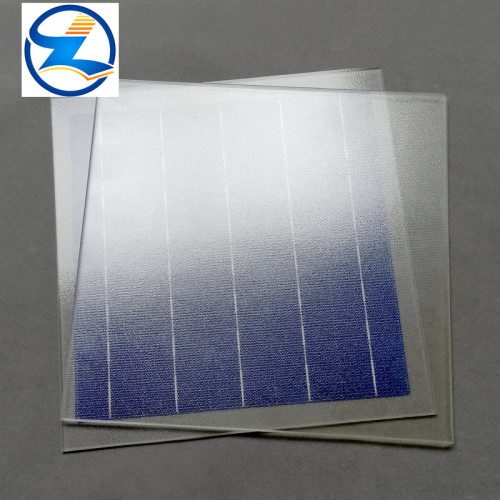 Hohe transparente Photovoltaik 3,2 mm 4 mm Solarglas