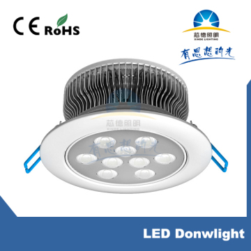 AC95-265V Hotel Round LED Recessed Downlight 9W