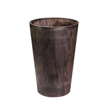 Vaso de flores decorativo em dois tons