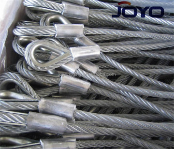 Galvanized Wire Rope Sling with Thimble Ends