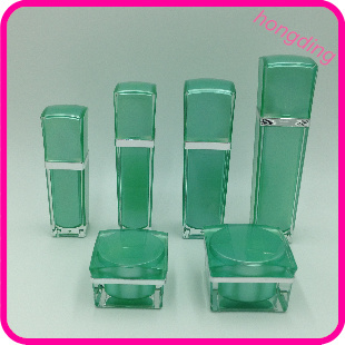 wholesale acrylic cream jar love heart jar transparent acrylic taiwan square jar