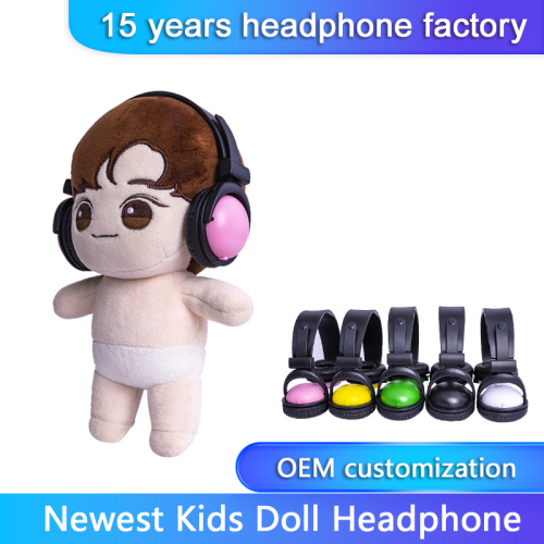 खिलौना कारखानों के लिए नवीनतम निजी मोल्ड किड्स डॉल हेडफ़ोन