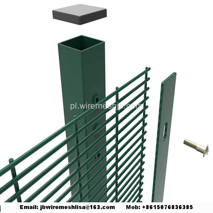 Pokryty PVC High Security 358 Fence