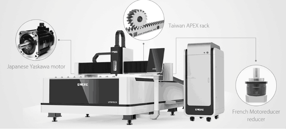 Máquina CNC de corte a laser de fibra