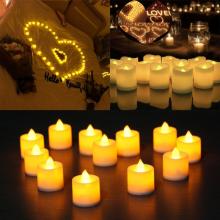Led Candles Home Decoration Multicolor Lamp Simulation Color Flame Light Romantic For Home Wedding Party Christmas Halloween