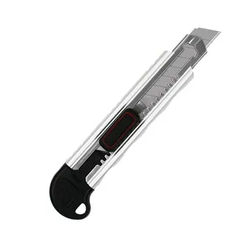18MM Width Convenient Multi Functional Wholesale Durable  Mental Material Utility Knife With 5 Blades
