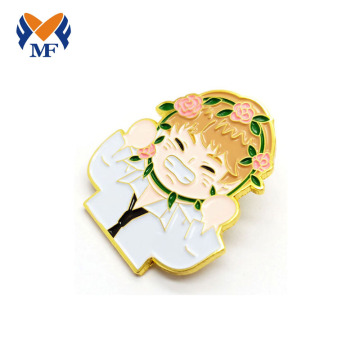 We make custom soft enamel metal pin badges