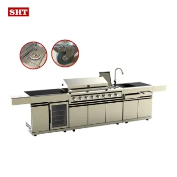 Hot Selling Outdoor BBQ Island Grill BBQ Kitchen Cabinets