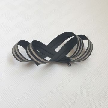 Stripe edge invisible zippers for luggage