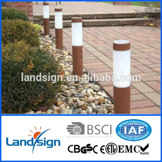 2016 new solar power garden decorative lights XLTD-261W solar wooden finish garden light