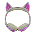 Led Light Up Headphone Telinga Kucing Nirkabel Bluetooth