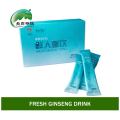Чистый свежий напиток с экстрактом женьшеня