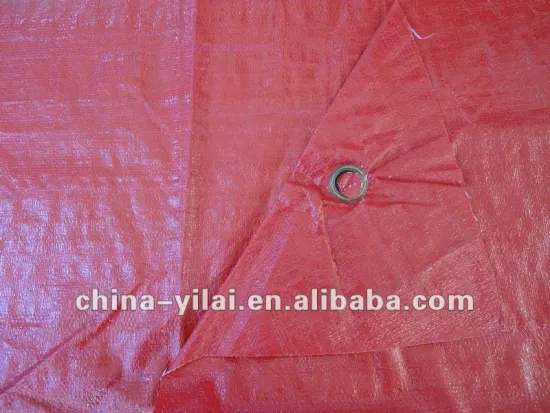 red color PE tarpaulin in roll for agriculture & industrial covers