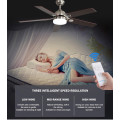 Ventilateur de plafond WIFI intelligent AC 70W 4 pales