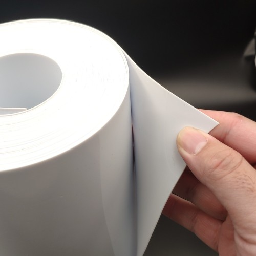 opaque white PVC sheet roll building material