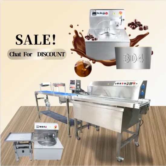 Small Used Tempering Chocolate Equipment with Molds and Mixer