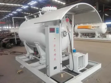 6Ton 8CBM Cylinder Filling LPG Gas Skid Station