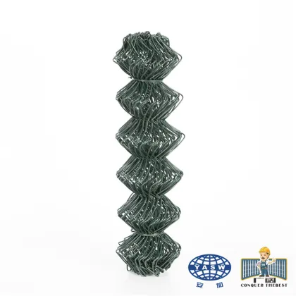 pvc coated 6ft diamond chain link fence